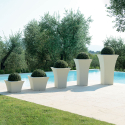 Vierkante vaas 40x40cm design pothouder woonkamer tuin terras Patio Karakteristieken