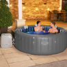Opblaasbare ronde jacuzzi 216x80cm Bestway Lay-Z SPA Santorini Hydrojet Pro voor 7 personen 60075 Keuze