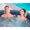 Opblaasbare ronde jacuzzi 216x80cm Bestway Lay-Z SPA Santorini Hydrojet Pro voor 7 personen 60075 Model