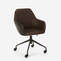 Modern design gestoffeerde draaibare bureaustoel in hoogte verstelbaar Narew Model