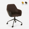 Modern design gestoffeerde draaibare bureaustoel in hoogte verstelbaar Narew Voorraad