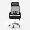 Ergonomische kantelbare stoffen bureaustoel met hoofdsteun Baku Aanbod
