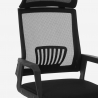 Ergonomische kantelbare stoffen bureaustoel met hoofdsteun Baku Catalogus