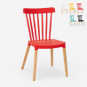 Modern design stoel Praecisura van hout en polypropyleen Voorraad