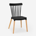Modern design stoel Praecisura van hout en polypropyleen 