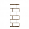 Kolom boekenkast 6 verticale planken kantoor modern design Calli Acero Aanbod
