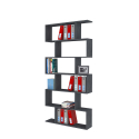 Verticale boekenkast 6 planken in modern home office design Calli Ardesia Korting