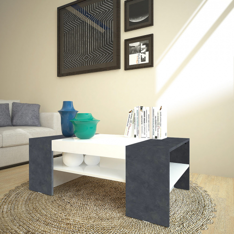 Lage salontafel 110x60cm woonkamer modern design Cherry Ardesia Aanbieding