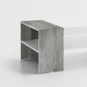 Woonkamer salontafel 110x60cm modern design Cherry Concrete Korting
