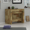 Uitschuifbare houten console eettafel 90x51-300cm Pratika Wood Voorraad