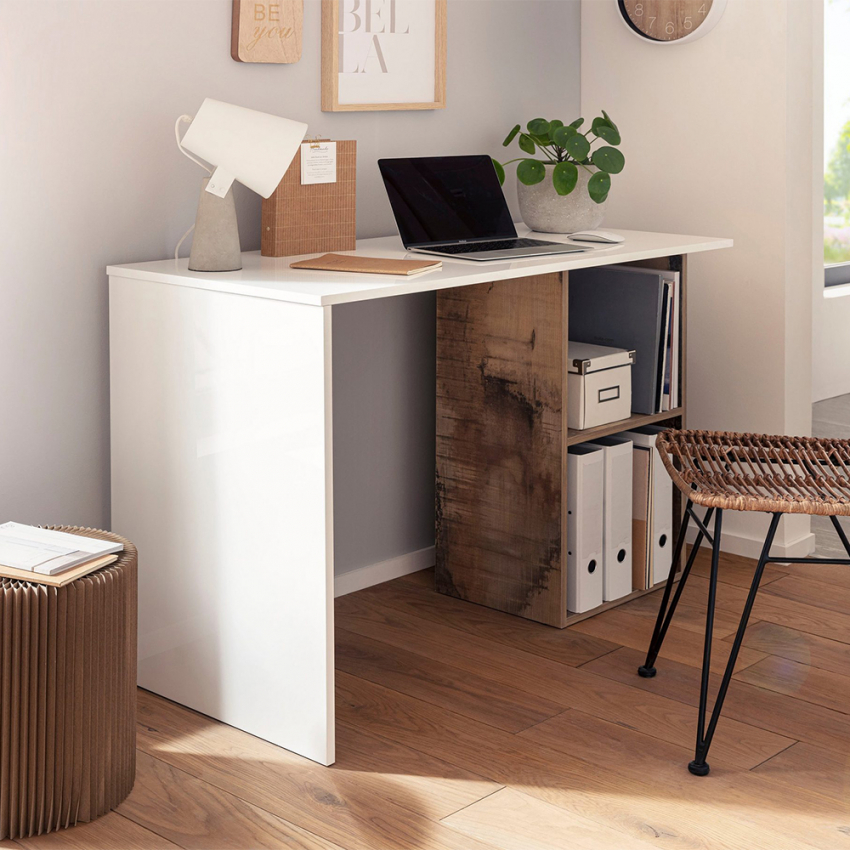 Innovatief ontwerp bureau 110x50cm home smart working kantoor Conti Acero Aanbieding