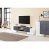 TV meubel 190cm 4 deuren 2 planken modern design Pillon Ardesia XL Kortingen