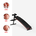 Verstelbare multifunctionele sit up fitnessbank Hera Verkoop