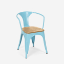 tafel set 120x60cm 4 stoelen Lix hout industrieel wismar top licht Kosten