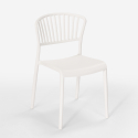 Set met ronde zwarte tafel 80x80 cm en 2 modern design stoelen Gianum Dark 
