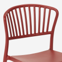 Indoor-outdoor set met vierkante zwarte tafel 70x70 cm en 2 design stoelen Magus Dark 