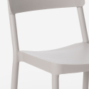 Set 2 stoelen vierkant tafel beige 70x70cm polypropyleen design Regas 