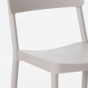 Set met ronde zwarte tafel 80x80 cm en 2 stoelen in modern design Aminos Dark 