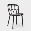 Set 2 stoelen design polypropyleen vierkante tafel 70x70cm beige Saiku Prijs