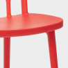 Set met vierkante zwarte tafel 70x70 cm en 2 design stoelen Saiku Dark 