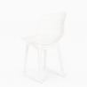 Set 2 stoelen modern design ronde tafel beige 80x80cm outdoor Bardus 