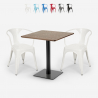 set 2 stoelen salontafel horeca 70x70cm bar restaurants starter Aanbod