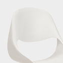 Set van 4 witte vierkante tafelstoelen 80x80cm Scandinavisch design Dax Light Karakteristieken