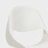 Conjunto mesa branca redonda 100x100cm design escandinavo 4 cadeiras Midlan Light Karakteristieken