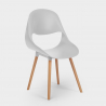 Scandinavisch design set met rechthoekige tafel 80x120 cm en 4 stoelen Flocs Light Prijs