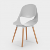 Scandinavisch design set met rechthoekige tafel 80x120 cm en 4 stoelen Flocs Dark Kosten