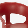 Set van 4 moderne design stoelen en industriële eettafel 120x60 cm Sixty 