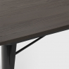 conjunto 4 cadeiras Lix vintage mesa de jantar 120x60cm madeira metal summit 
