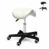 Ergonomische zadelkruk Professional met wielen voor tatoeëerders en schoonheidsspecialisten Korting