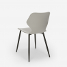 conjunto 4 cadeiras mesa retangular 120x60cm design industrial bantum 