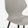 conjunto 4 cadeiras mesa retangular 120x60cm design industrial bantum 