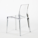 Conjunto cozinha mesa 200x80cm industrial 6 cadeiras design transparente Lewis Aankoop