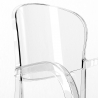 Conjunto 8 cadeiras transparentes design mesa de jantar 220x80cm Jaipur XXL 