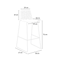 Grand Soleil design barkruk 74 cm Spider Slitta 