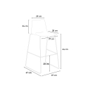 Grand Soleil design barkruk 64 cm Mini Imola 