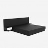 Modern design tweepersoonsbed 160x190 cm met opbergruimte en 2 nachtkastjes Schwaz 