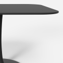Tulp stijl vierkante tafel met afgeronde hoeken eetkamer keuken bar Lillium 100 Korting