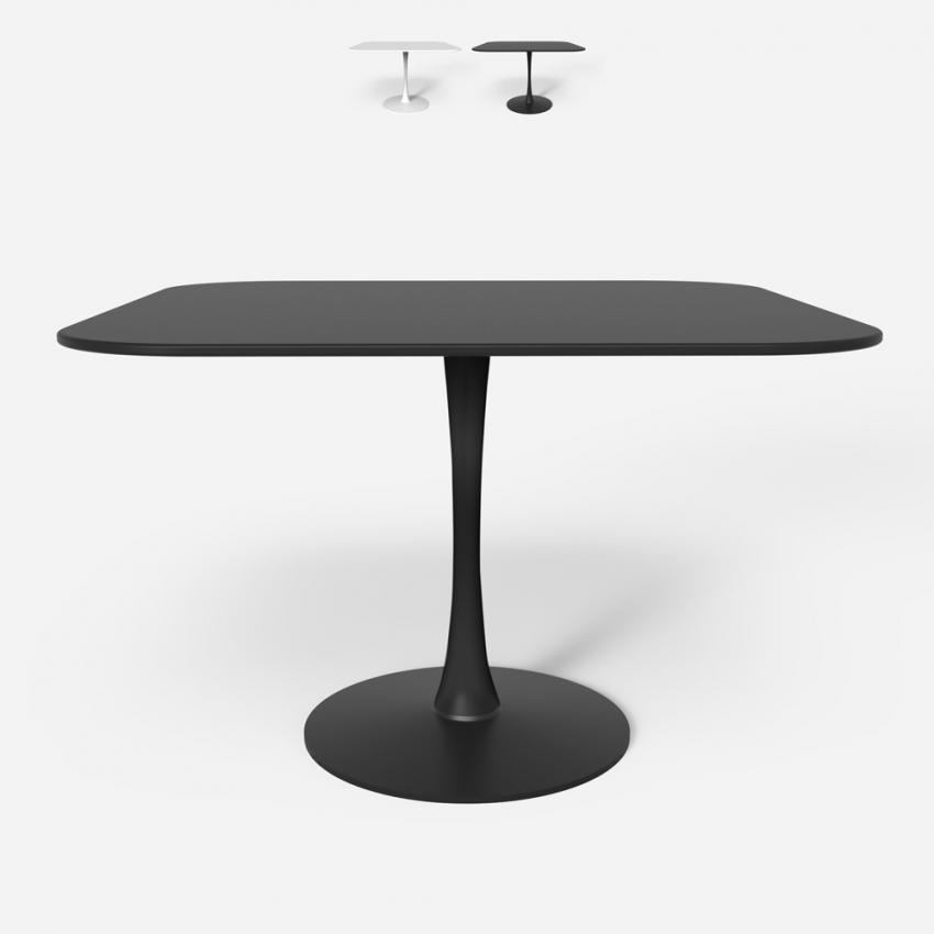 Vierkante tafel met afgeronde randen Lillium 100 Aanbieding Vierkante tafel met afgeronde randen Lillium 100 Aanbieding