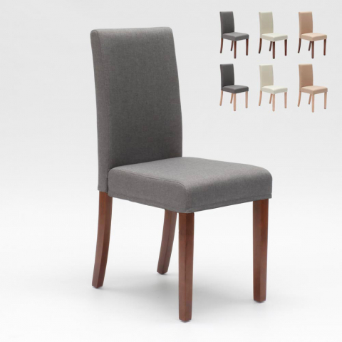 Gewatteerde houten stoel Comfort in Henriksdal-stijl Aanbieding