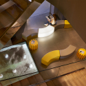Modern design gewatteerde modulaire bank voor tuin restaurant bar Soft Snake Slide Prijs