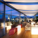 Modern design gewatteerde modulaire bank voor tuin restaurant bar Soft Snake Slide Kosten