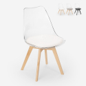 Transparante stoel Caurs met kussen in Scandinavisch design Catalogus