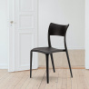 Set van 20 stapelbare polypropyleen stoelen Parisienne Voorraad