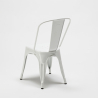 set 4 stoelen Lix bar restaurants salontafel horeca 90x90cm wit just white 