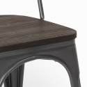 Horeca set met tafel 90x90 cm en 4 stoelen Edgar 