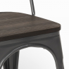 Horeca set met tafel 90x90 cm en 4 stoelen Edgar 